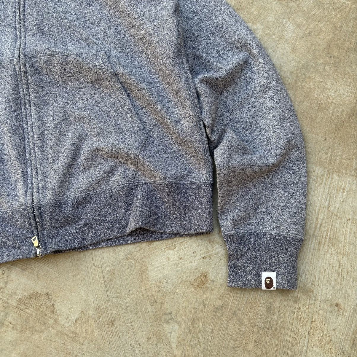 Bape Heather Shark Full Zip Hoodie Size US L / EU 52-54 / 3 - 5 Thumbnail