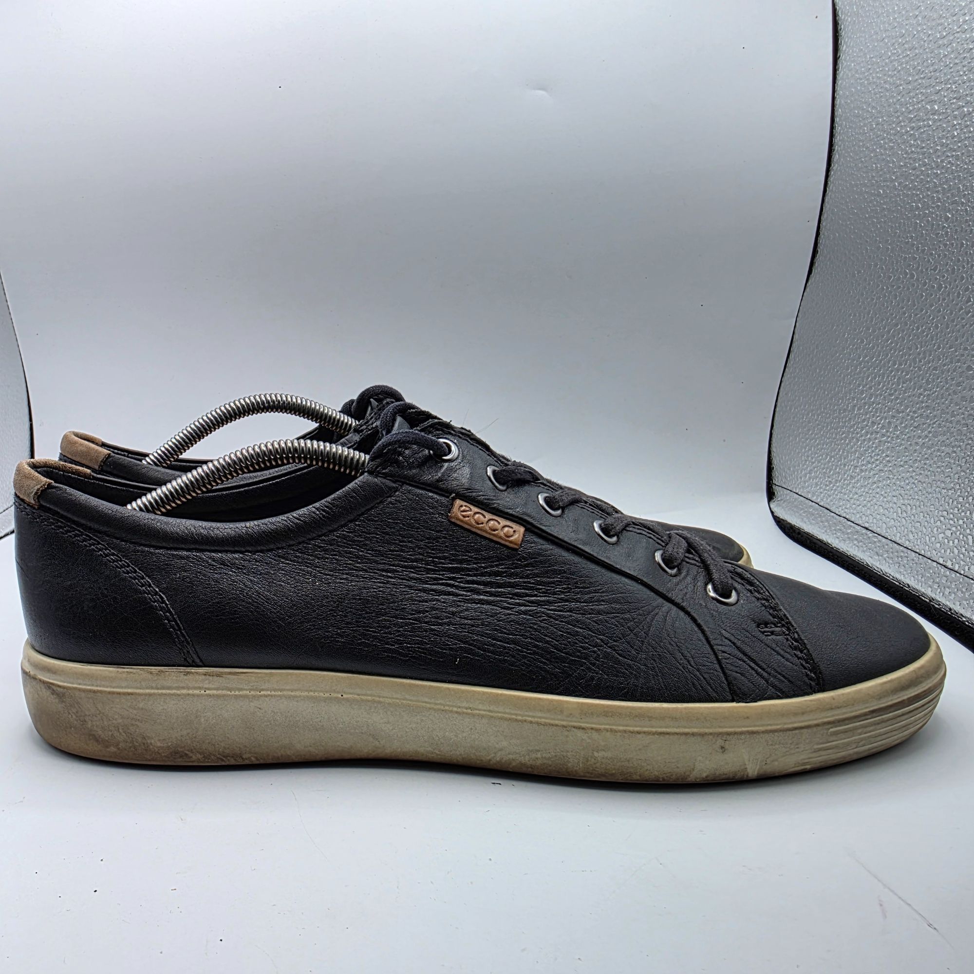 Ecco ECCO Soft 7 Mens Size 13 Black Leather Lace Up Shoes Walking Size US 13 / EU 46 - 12 Thumbnail