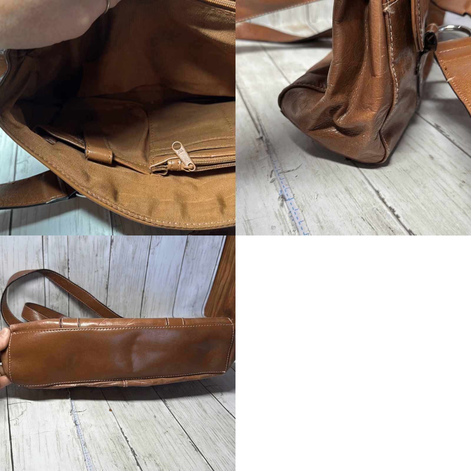 Vintage Vintage Wilsons Leather Brown Shoulder Bag Purse Medium User: Vintage Wilsons Leather Brown Shoulder Bag Purse Medium Size ONE SIZE - 9 Thumbnail