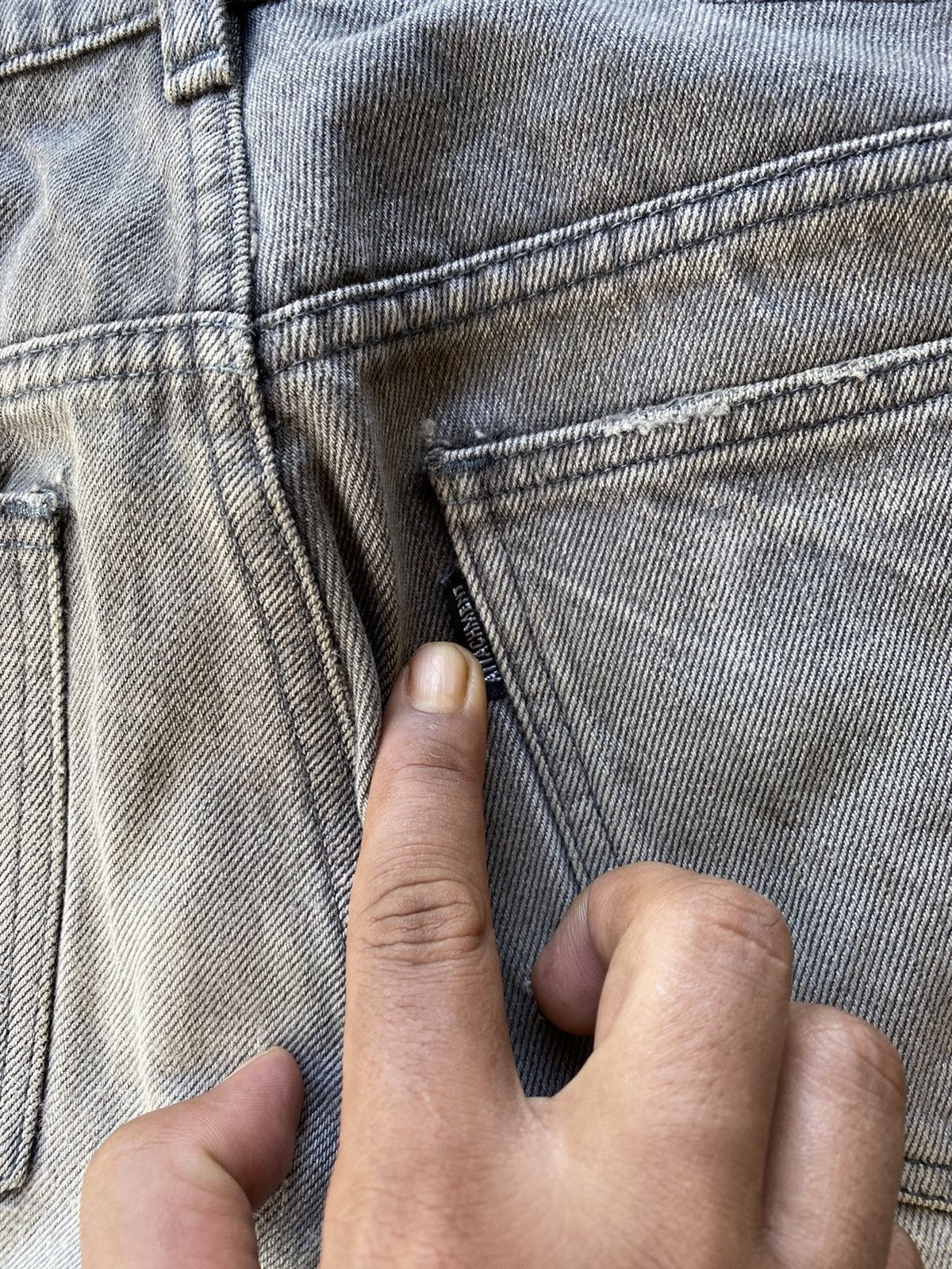 Attachment 👘SALE👘ATTACHMENT DENIM PANTS MADE IN JAPAN BIKER Size US 33 - 10 Thumbnail