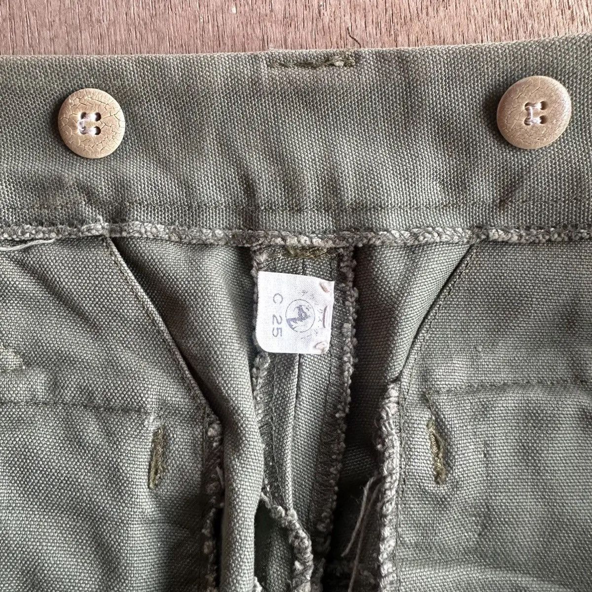 DAIWA STEALS💥90’s Vintage TIMBERLINE DoubleKnee Rusty Dirty Pants Size US 29 - 17 Thumbnail