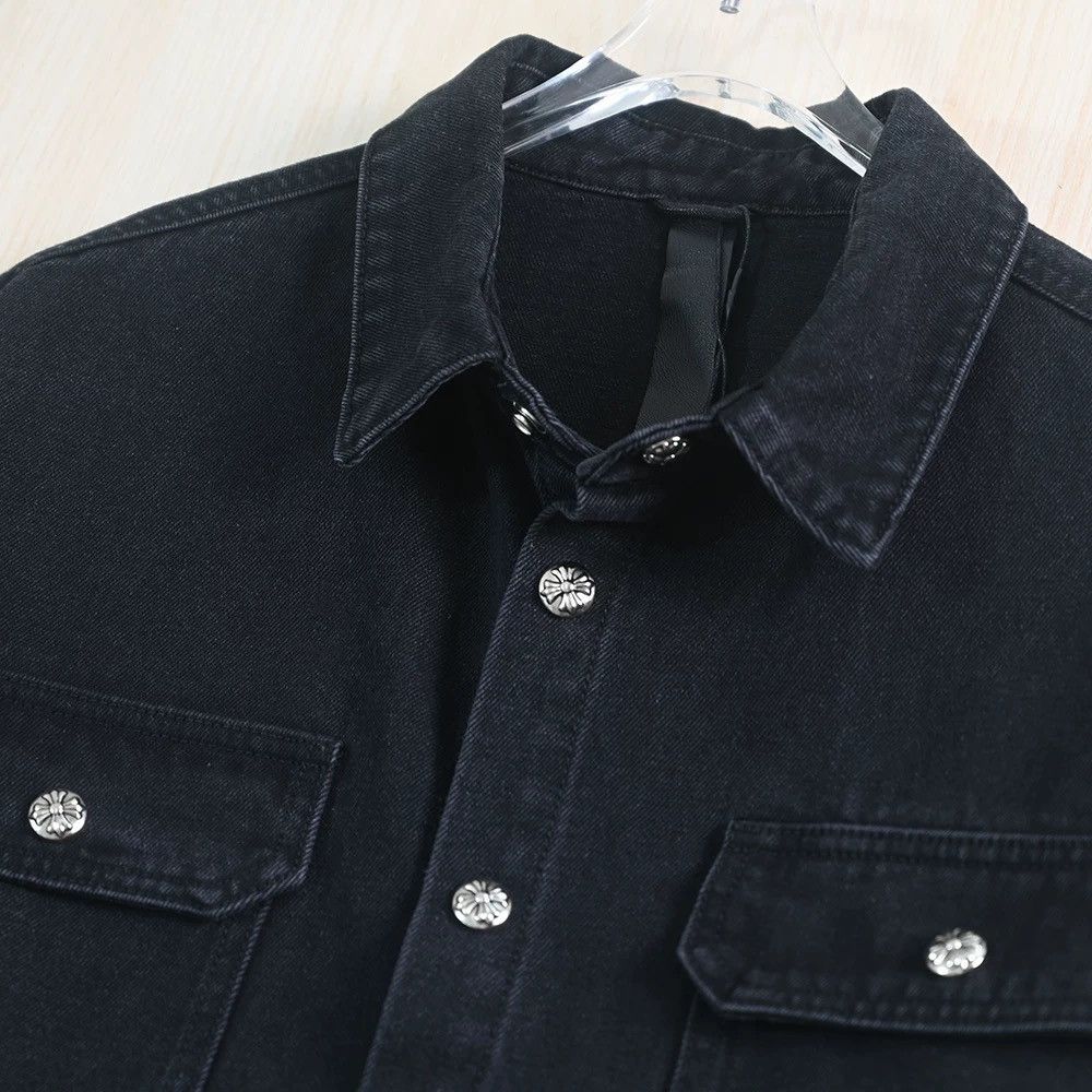 Vintage Chrome Hearts Style Shirt Size L / US 10 / IT 46 - 4 Thumbnail