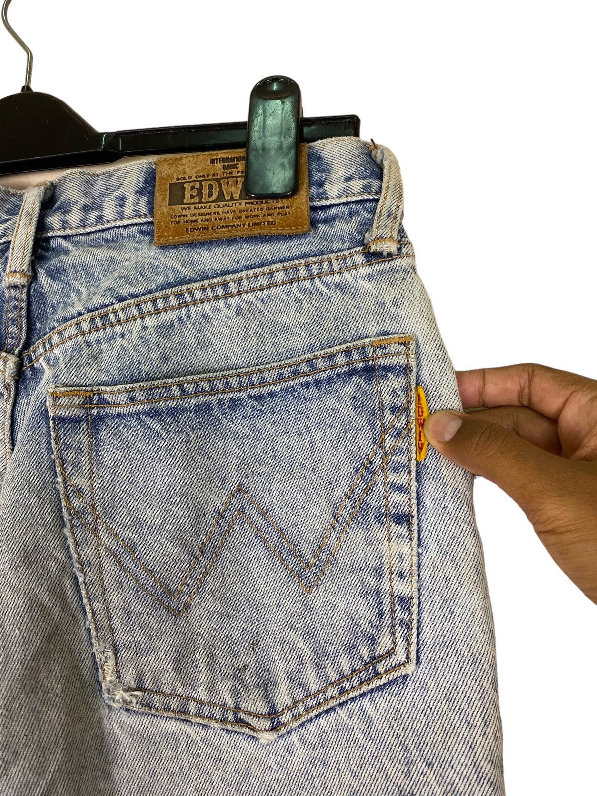 Edwin × Vintage Edwin Non Selvedge Acid Wash Denim Size US 32 / EU 48 - 12 Thumbnail