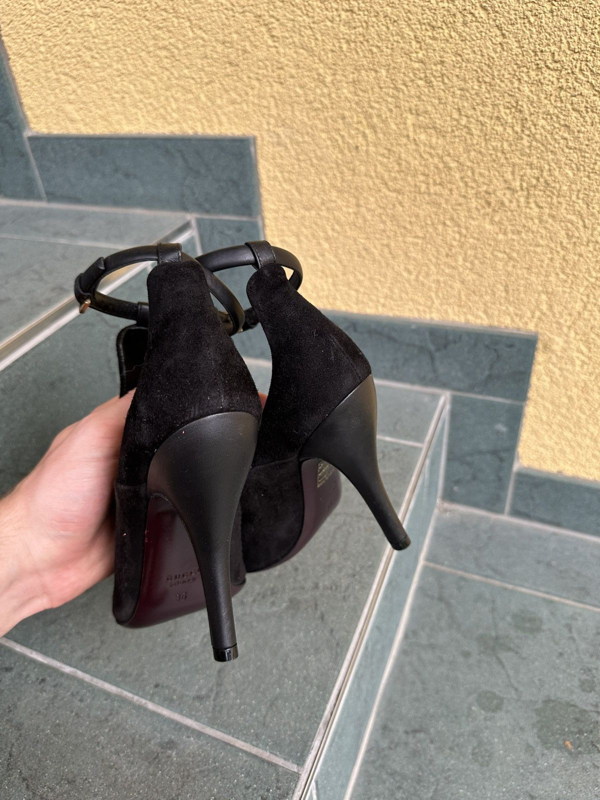 Gucci Gucci Heels Pumps Black Vintage Rare Luxury Shoes 36 US-5,5 Size US 5.5 / IT 35.5 - 11 Thumbnail