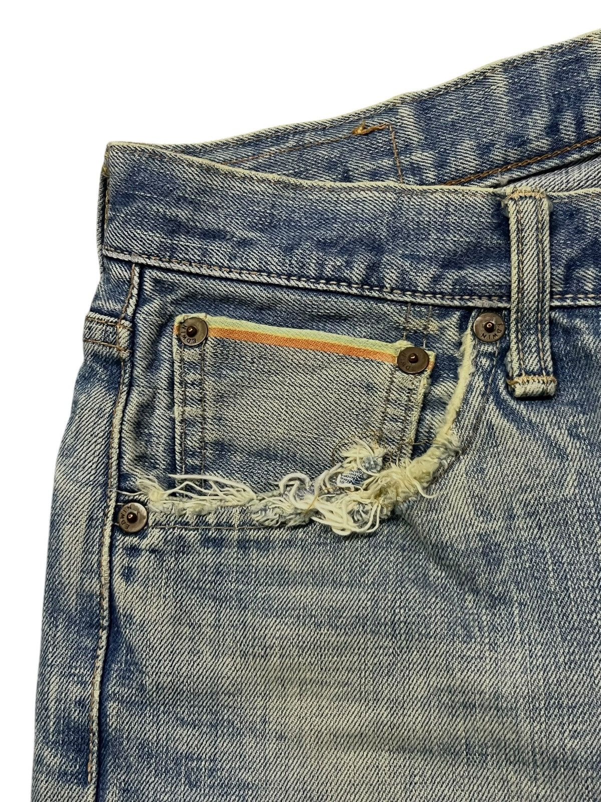 Edwin Vintage Edwin 505s Selvedge Denim Japan - Distressed Denim Size US 28 / EU 44 - 9 Thumbnail