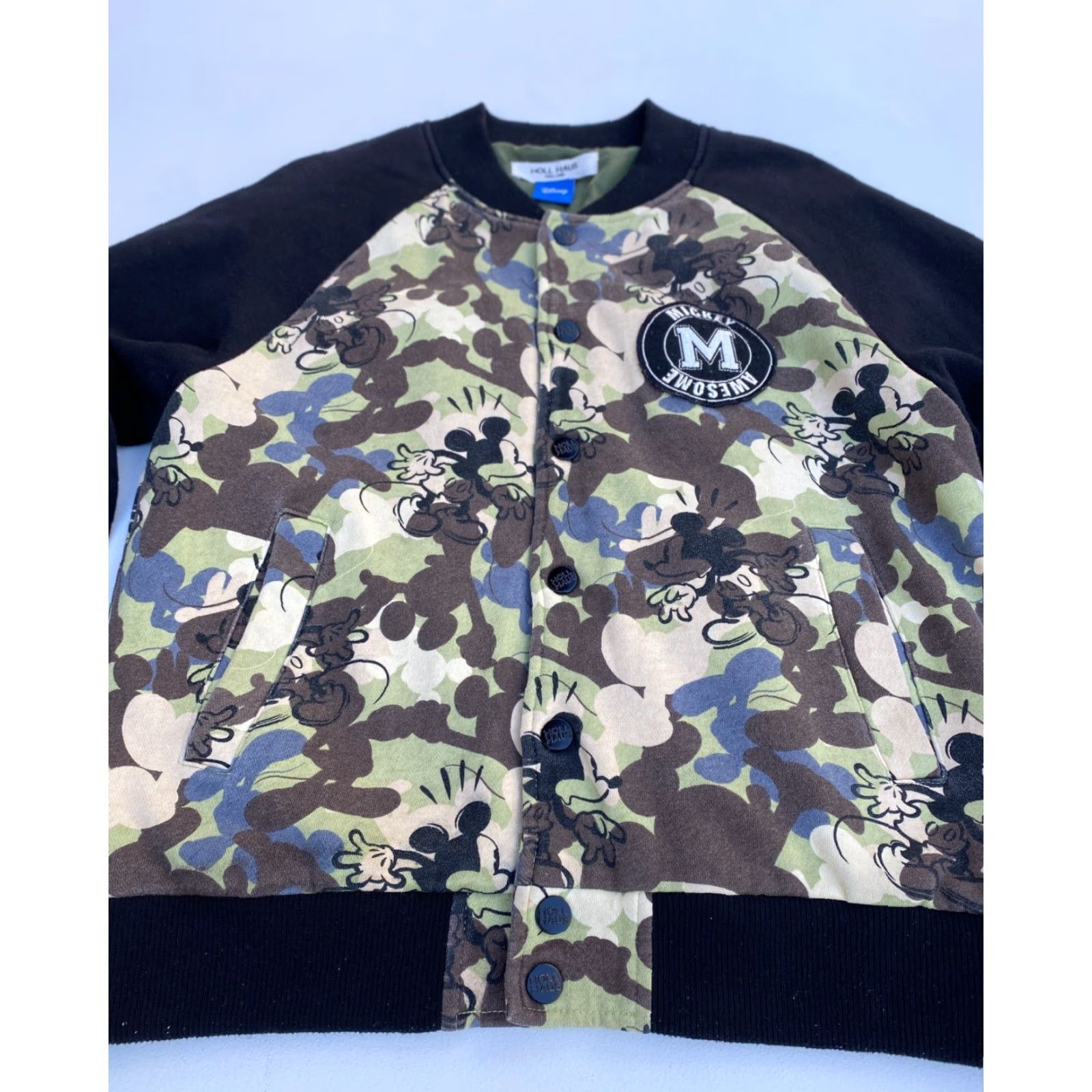 Vintage Holl House Holland x Disney Mickey Varsity Jacket Camouflage Sz L Men’s Shirt Jacket Mens Complete Size US L / EU 52-54 / 3 - 4 Thumbnail