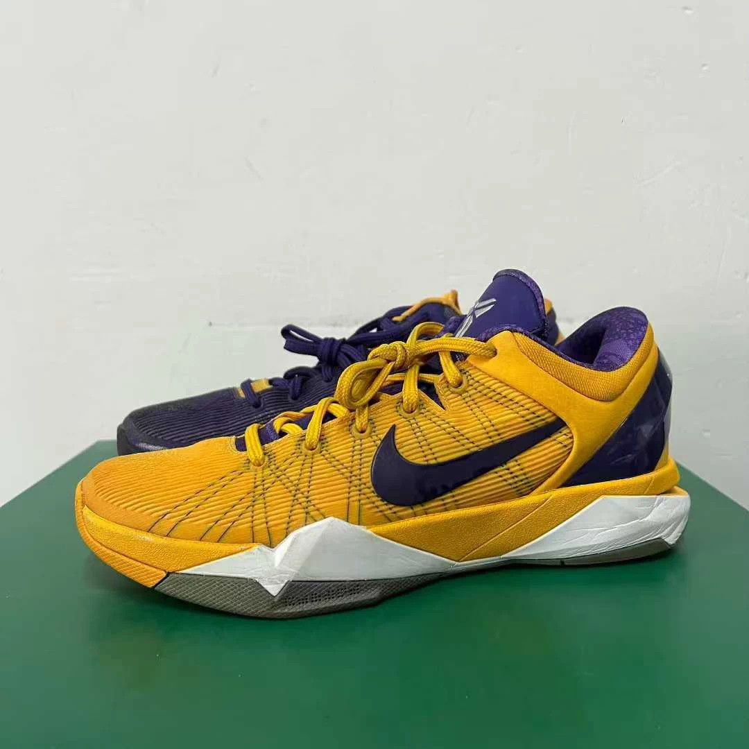 Nike Kobe 7 Purple Gold 2-Tone US10 Minor Scuffs $1550 OG Size US 10 / EU 43 - 1 Thumbnail