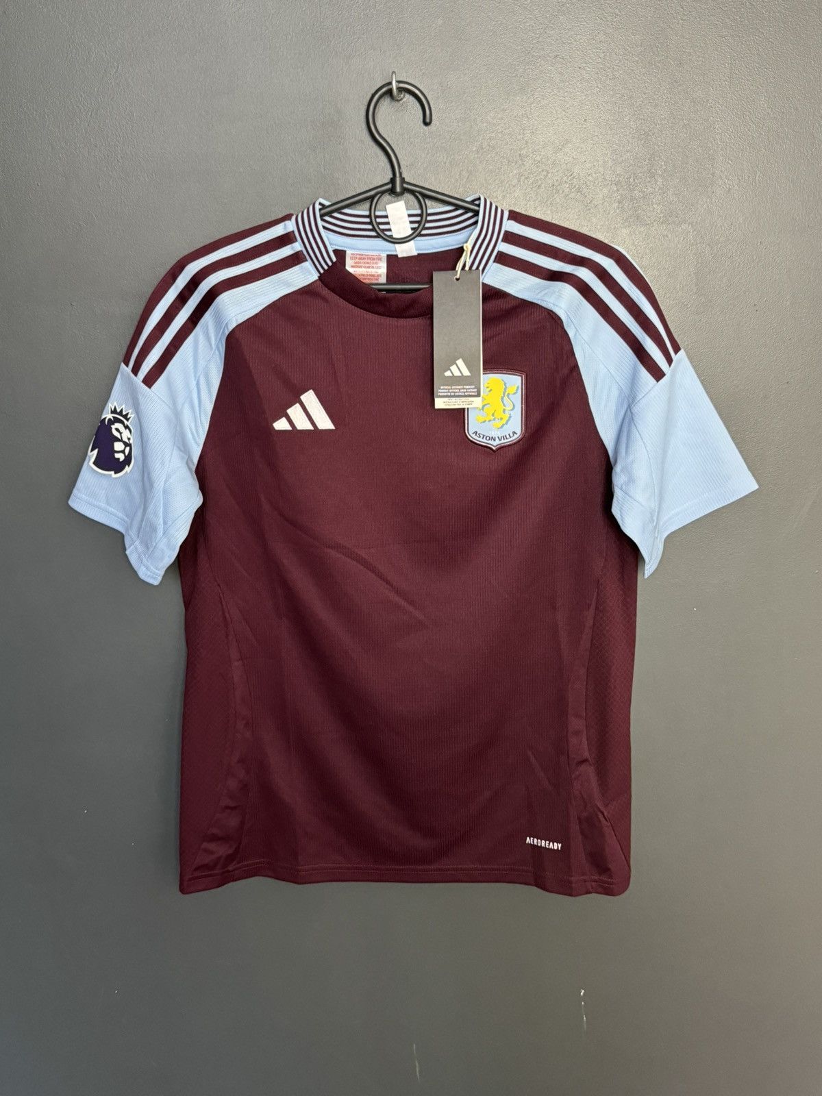 Adidas KIDS New Aston Villa 24/25 Home Asensio Football Jersey Size US XS / EU 42 / 0 - 2 Thumbnail