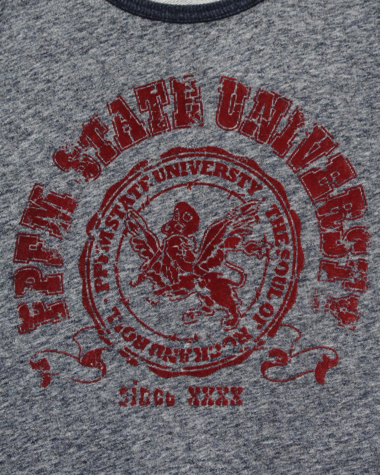 Hysteric Glamour SS2013 PPFM STATE UNIVERSE BADGE RAGLAN CREWNECK Size US M / EU 48-50 / 2 - 3 Thumbnail