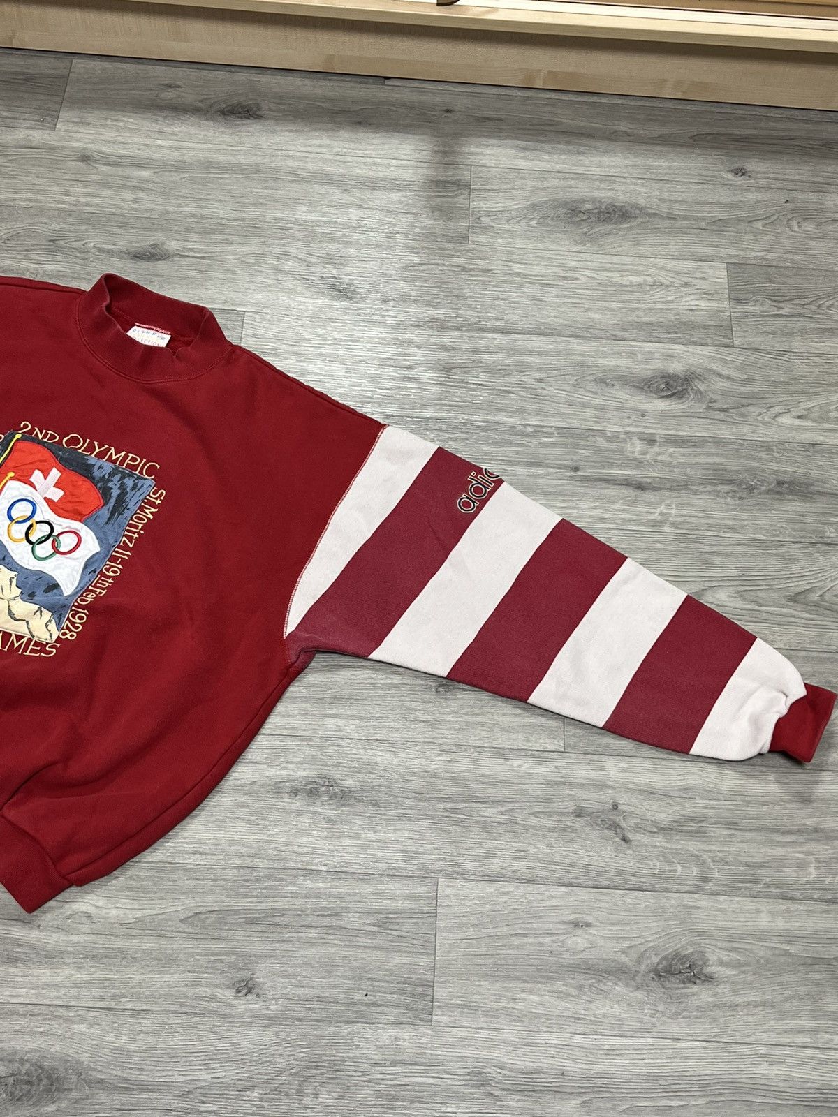 Adidas Adidas Olympic winter game St. Moritz 1928 rare sweatshirt Size US M / EU 48-50 / 2 - 3 Thumbnail