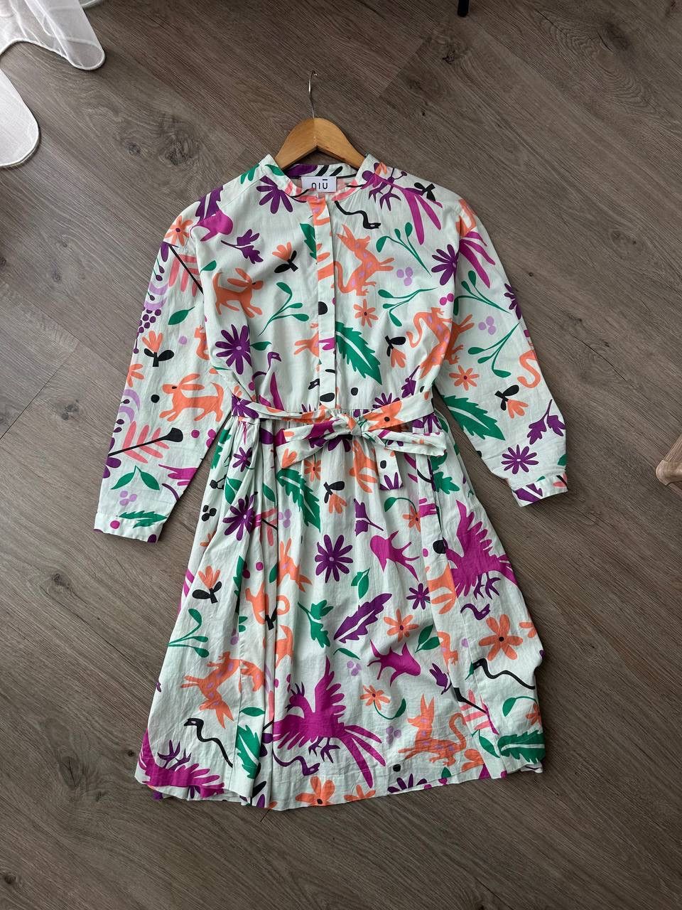 Japanese Brand × Vintage Vintage Japanese NIU Flavours Womesn Dress Size M / US 6-8 / IT 42-44 - 1 Thumbnail