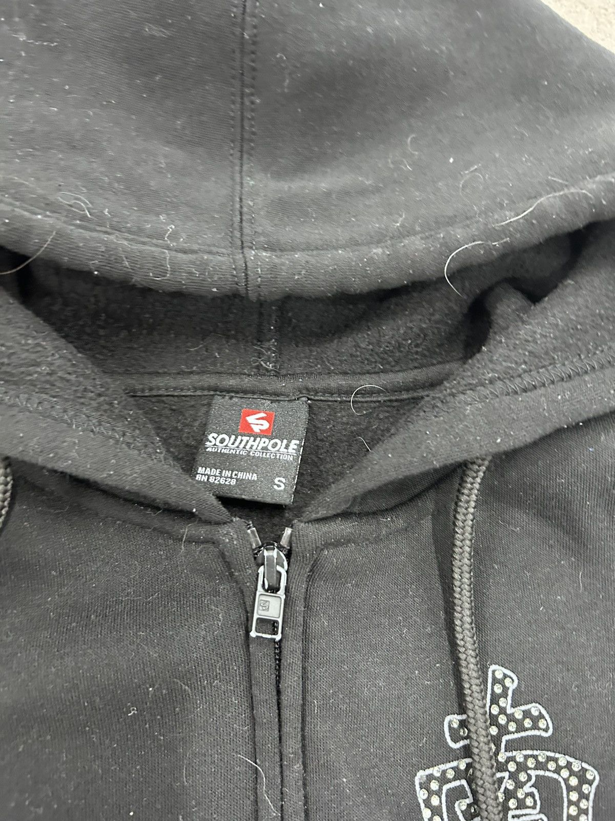 Southpole Y2K Cybergrunge South Pole Bedazzled Zip Up Hoodie Size US S / EU 44-46 / 1 - 5 Thumbnail