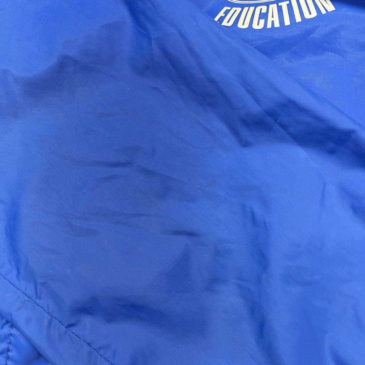 Vintage VTG Coaches Jacket Blue Windbreaker Snap Nylon MVP Union 90s Size US L / EU 52-54 / 3 - 14 Thumbnail
