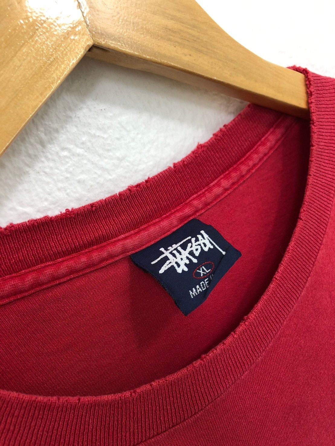 Stussy × Vintage Vintage 90's Stussy shirt Big Logo wts01 Size US XL / EU 56 / 4 - 10 Thumbnail