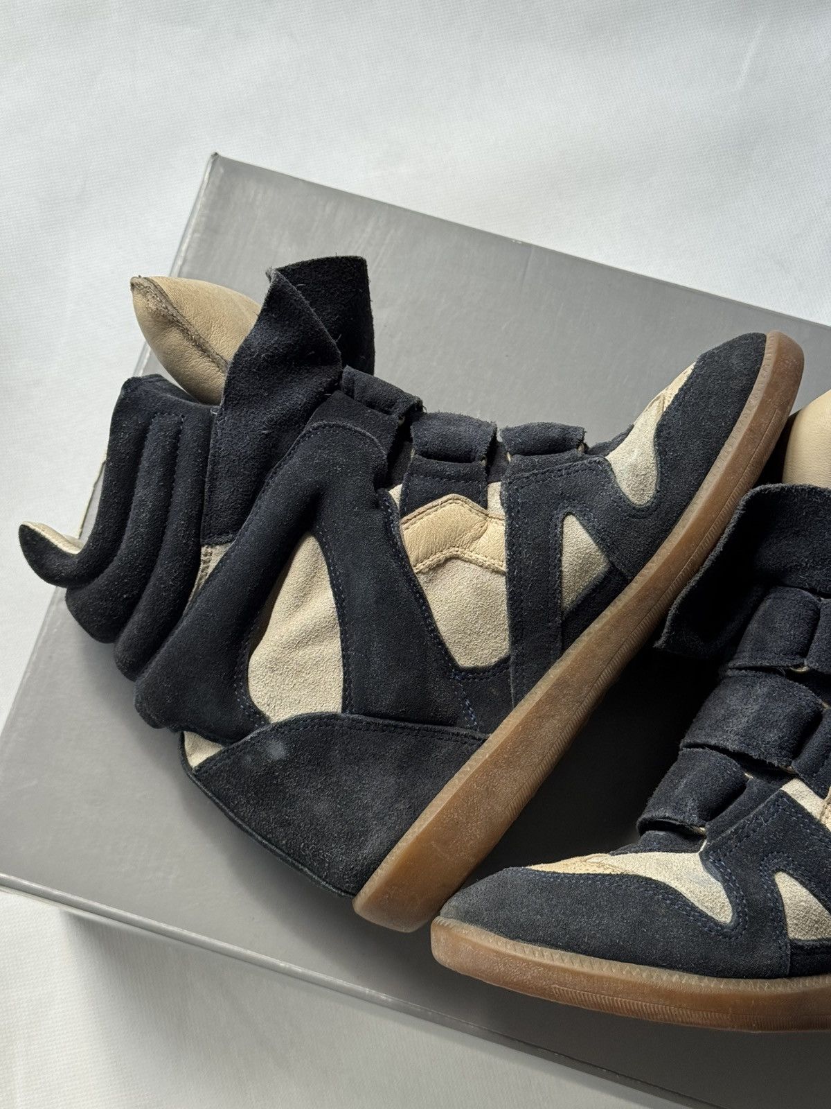 Isabel Marant Isabel Marant Bekett sneakers shoes beige Suede Wedge Size US 6 / IT 36 - 7 Thumbnail
