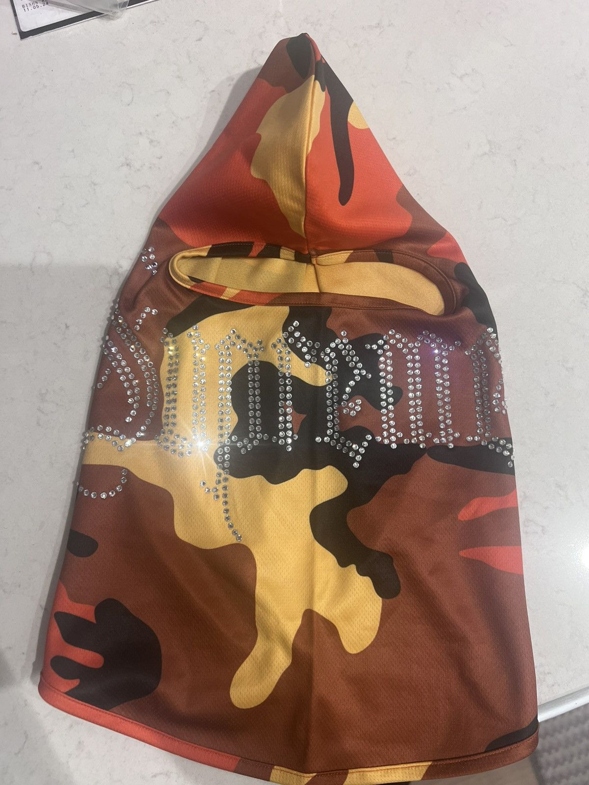 Supreme Supreme rhinestone camo balaclava Size ONE SIZE - 3 Thumbnail