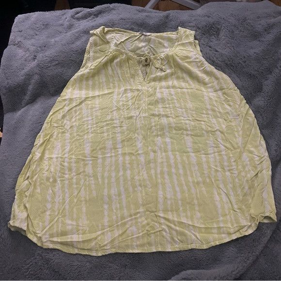 Sonoma Sonoma Women's green and white striped top Size XL Size XL / US 12-14 / IT 48-50 - 1 Thumbnail