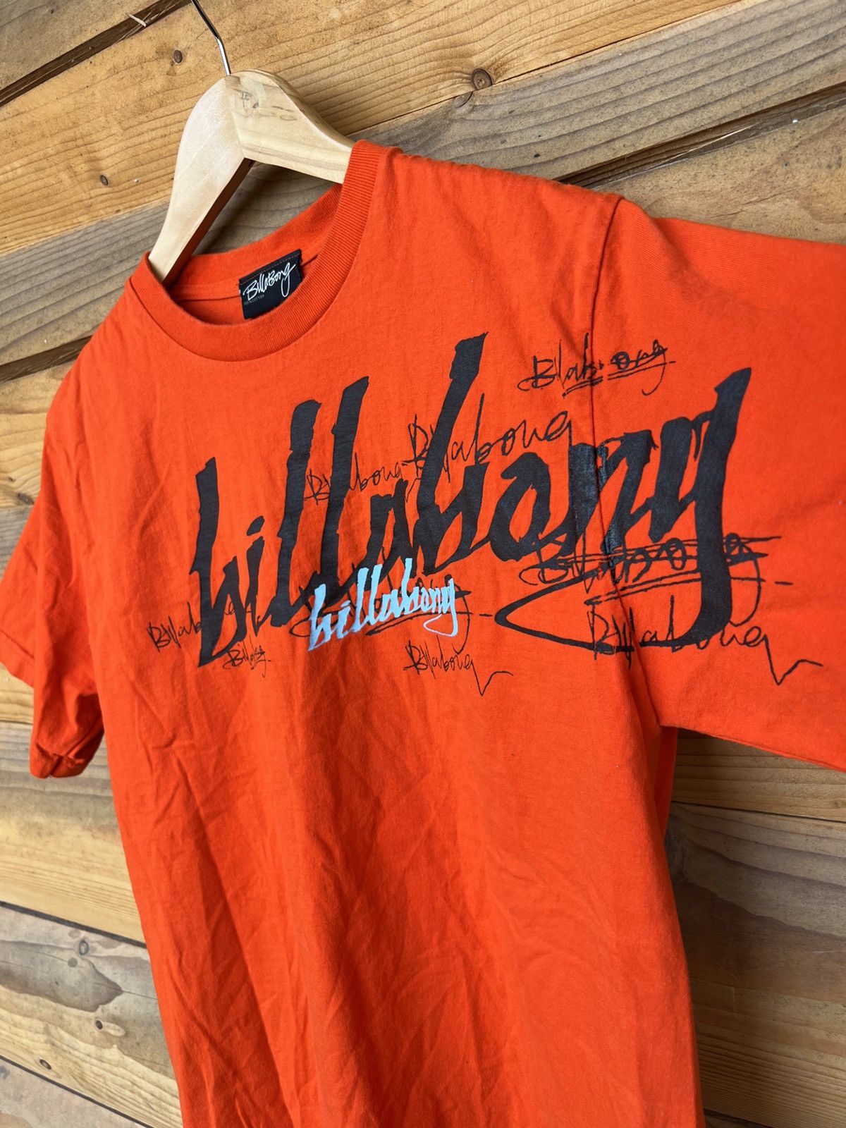 Billabong VINTAGE Y2K BILLABONG BIG LOGO SURF CORE BAGGY T SHIRT HYPE Size US L / EU 52-54 / 3 - 5 Thumbnail