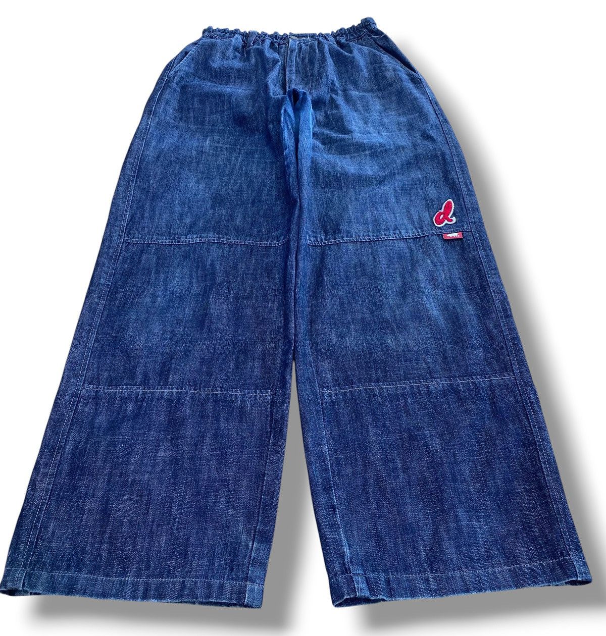 Japanese Brand Japanese Brand Dark Wash Wide Leg Denim Pants Size US 26 / EU 42 - 1 Thumbnail