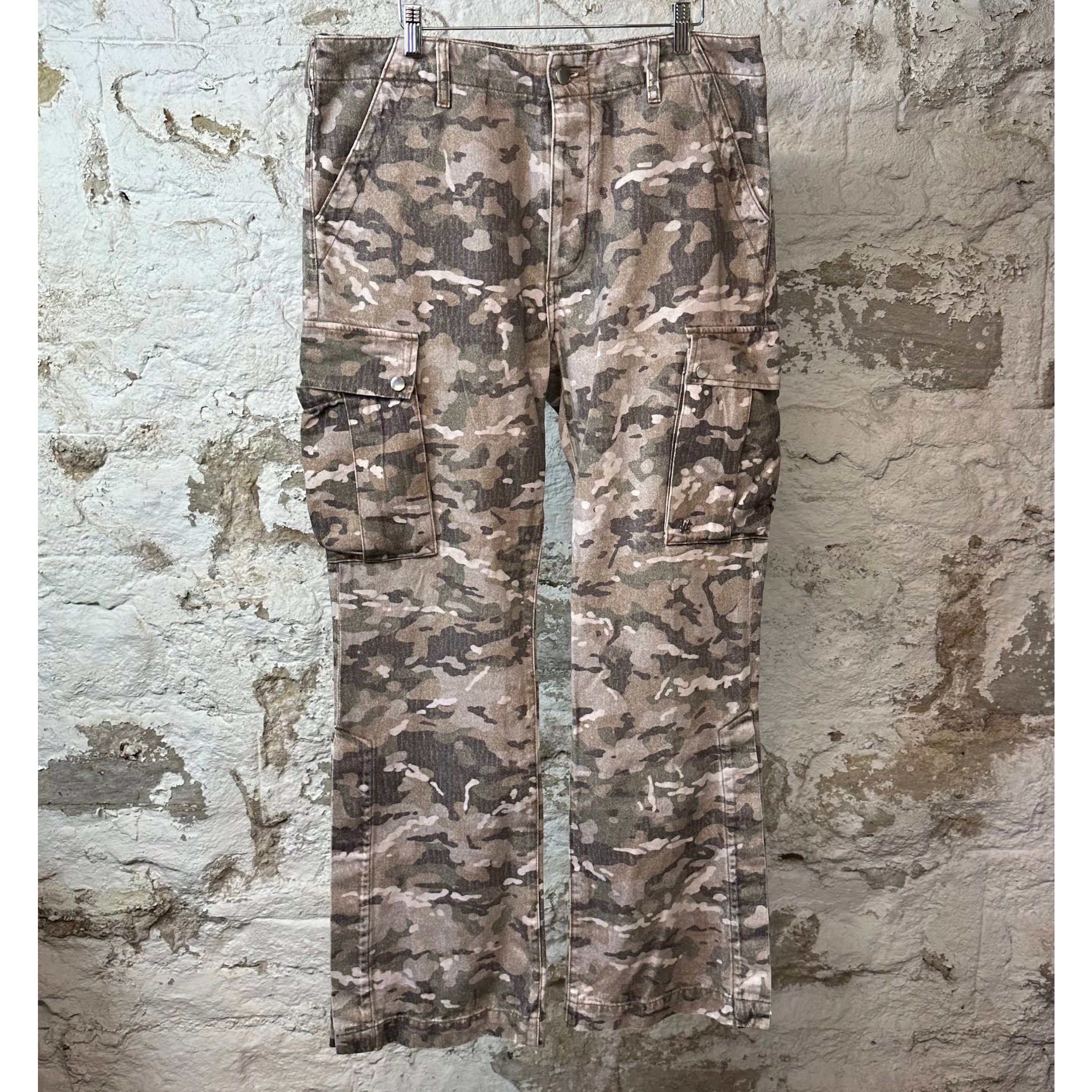 Amiri Amiri Kick Flare Camo Pants Sz 34 Size US 34 / EU 50 - 1 Thumbnail