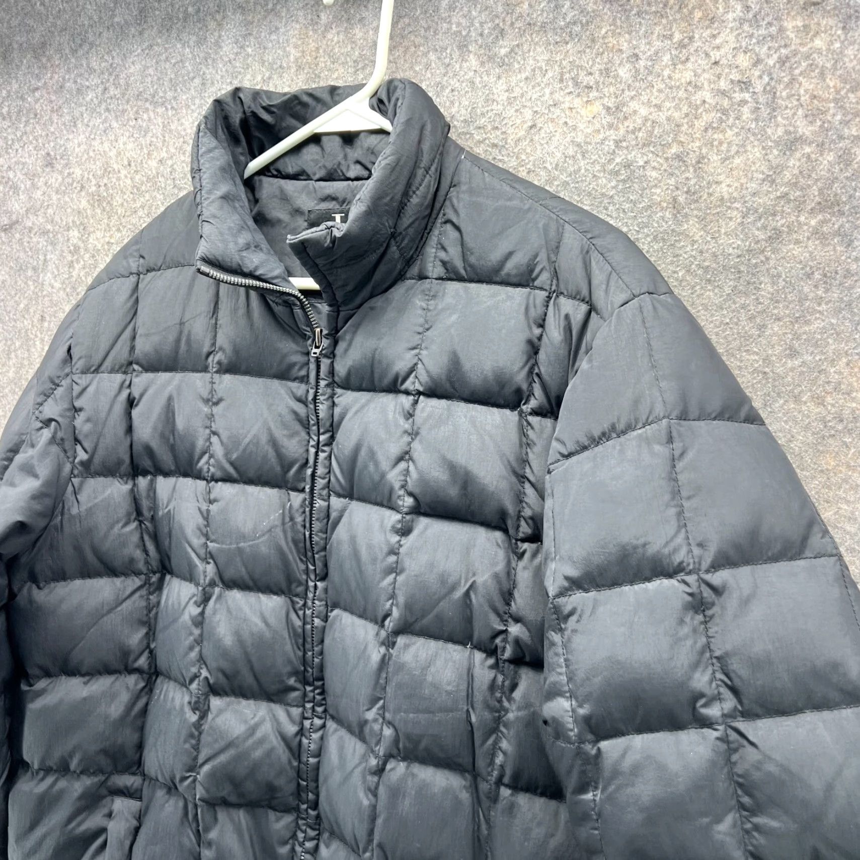 Calvin Klein VINTAGE Calvin Klein Puffer Jacket Men Large Black Full Zip Nylon Goose Down Winter Fill Jacket Size US L / EU 52-54 / 3 - 6 Thumbnail