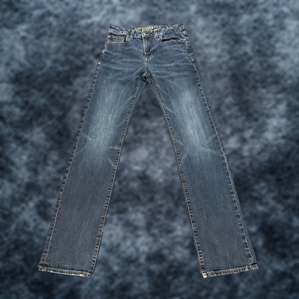 American Eagle Outfitters American Eagle Jeans Men’s 28x33 Blue Bootcut Regular 28 33 Cotton Comfort Zip Button Mens Size US 28 / EU 44 - 1 Thumbnail