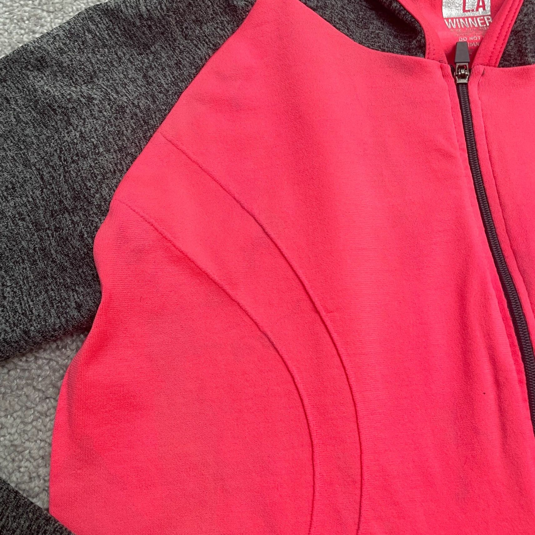 Pinko L.A Winner Full Zip Hoodie Women One Size Pink All Seasons Breathable Lightweight Hooded Active Jacket Athleisure Outdoor Sports Womens Size ONE SIZE - 3 Thumbnail