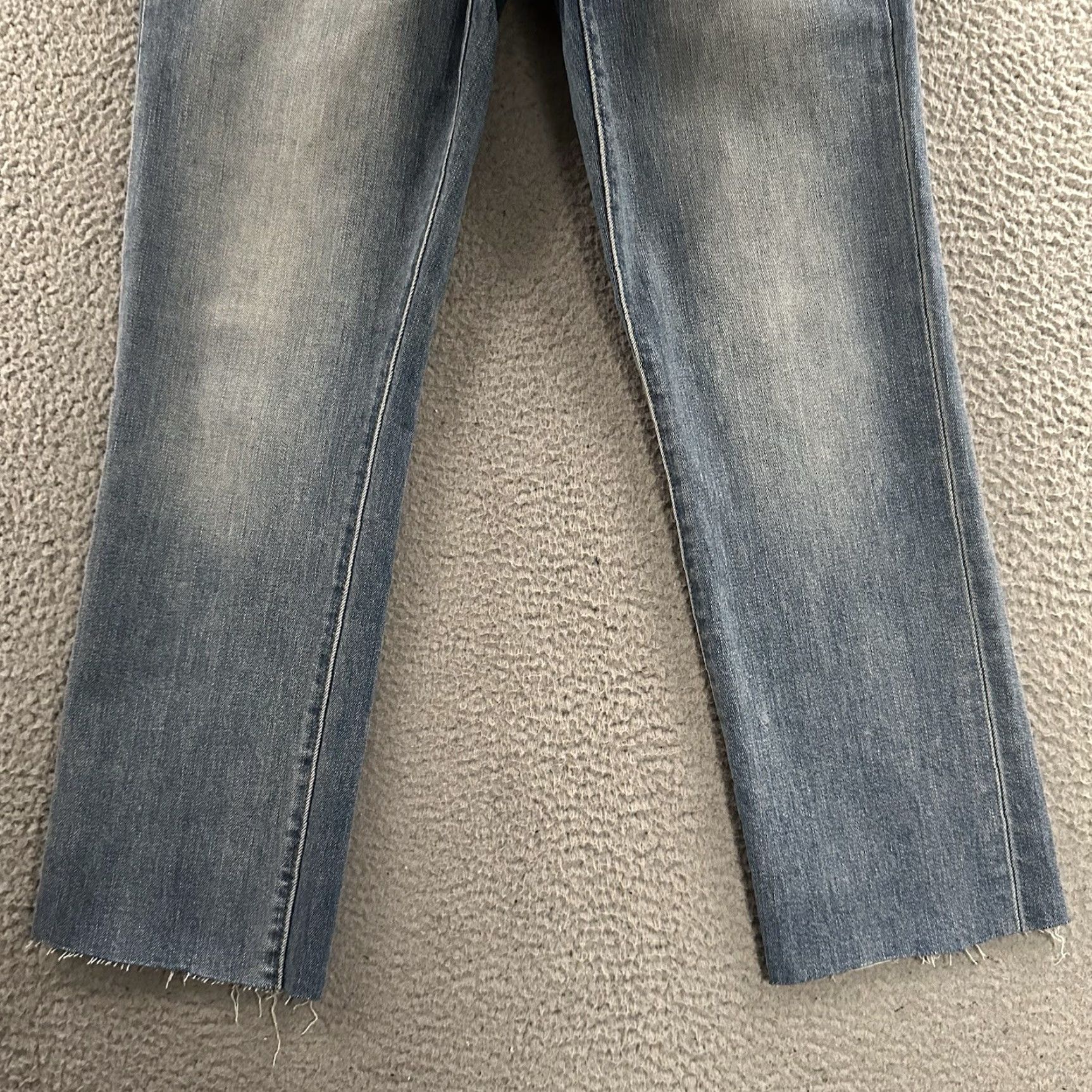 Levi's Levi's Jeans Blue Size 30 714 Straight Denim Stretch Cotton Blend Women Regular Size 30" / US 8 / IT 44 - 3 Thumbnail