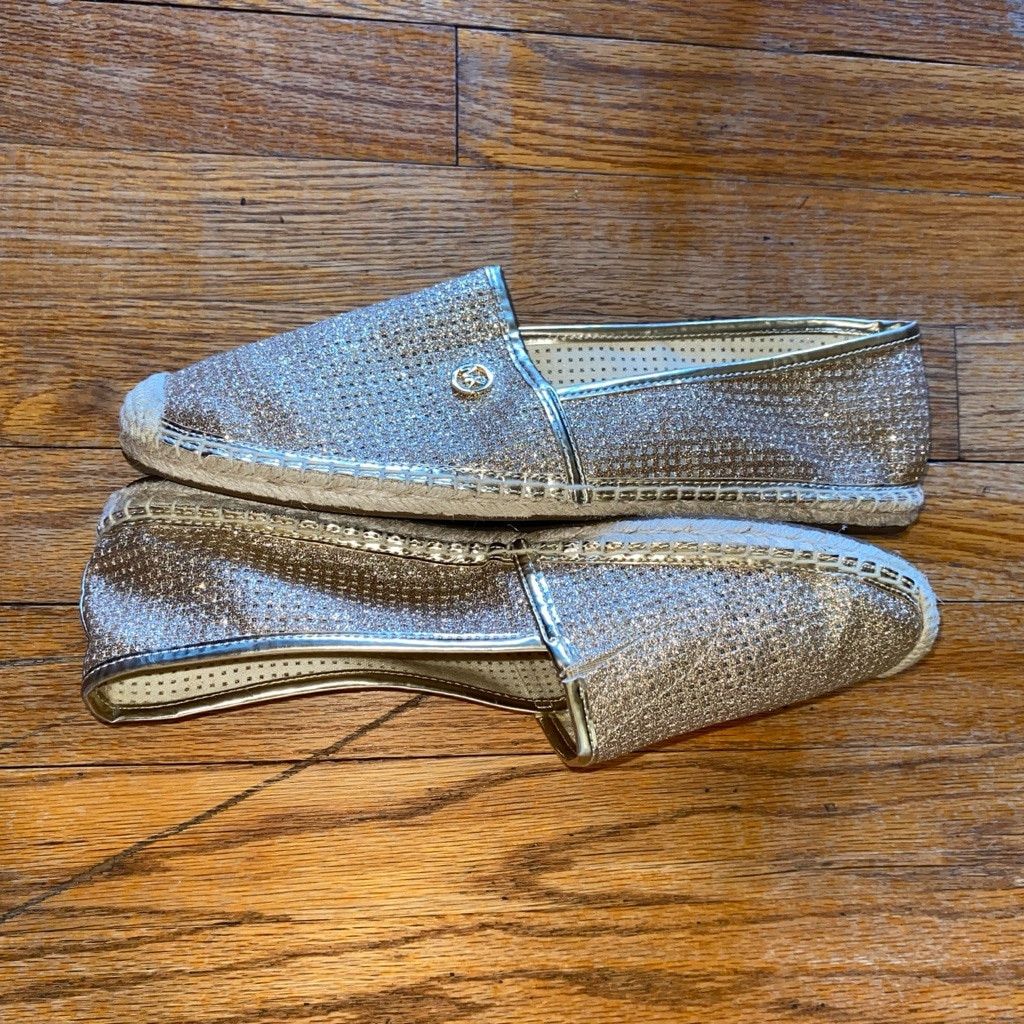 Michael Kors Michael Kors 10M Kendrick Glitter Mesh Espadrille Flats Size US 10 / IT 40 - 3 Thumbnail