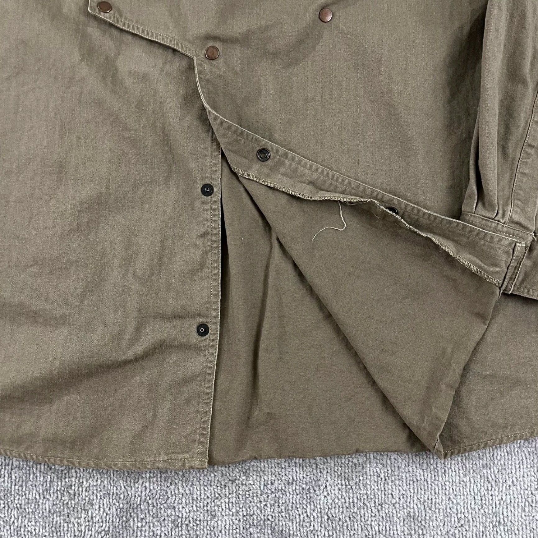 Vintage Outback Trading Jacket Mens XL Brown Snap L/S Workwear Western Bush Outfitters Size US XL / EU 56 / 4 - 7 Thumbnail
