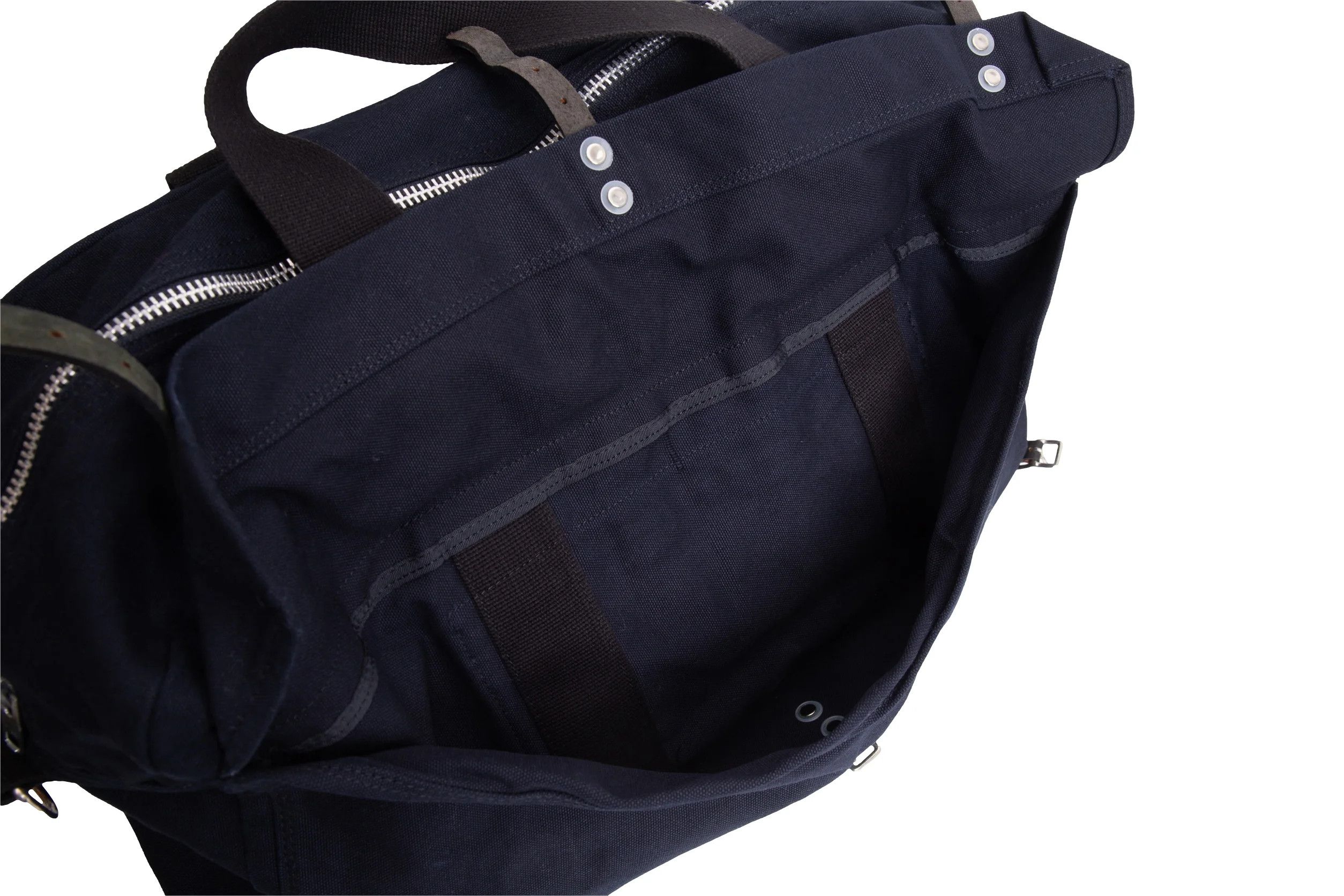 Jean Paul Gaultier Canvas Boston Bag in Navy Blue Size ONE SIZE - 16 Thumbnail