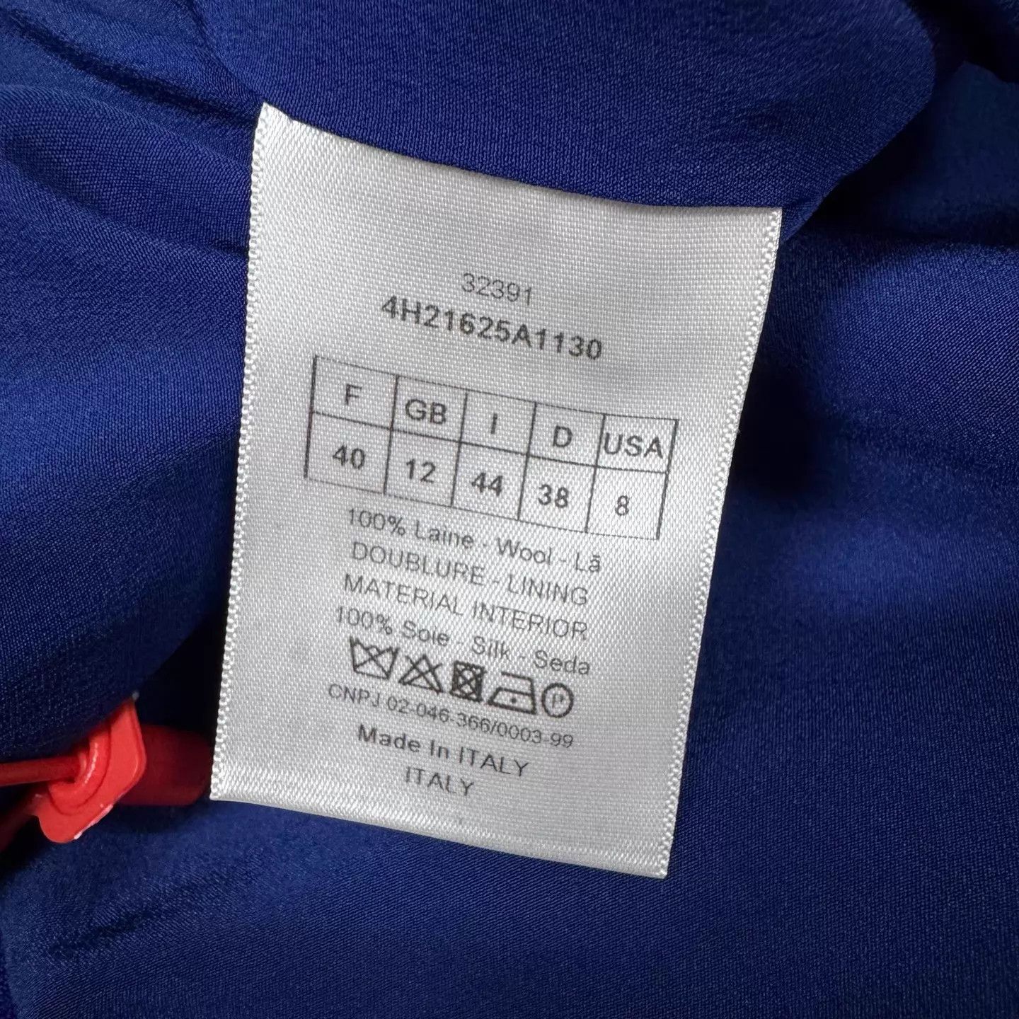 Dior Dior Cobalt Sleeveless Deep V-neck Bodycon Dress 40 Size M / US 6-8 / IT 42-44 - 6 Thumbnail