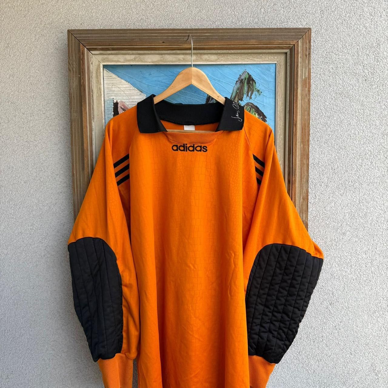 Adidas 90s Vintage Adidas Crazy Design GK Template Rare Jersey Size US L / EU 52-54 / 3 - 2 Thumbnail