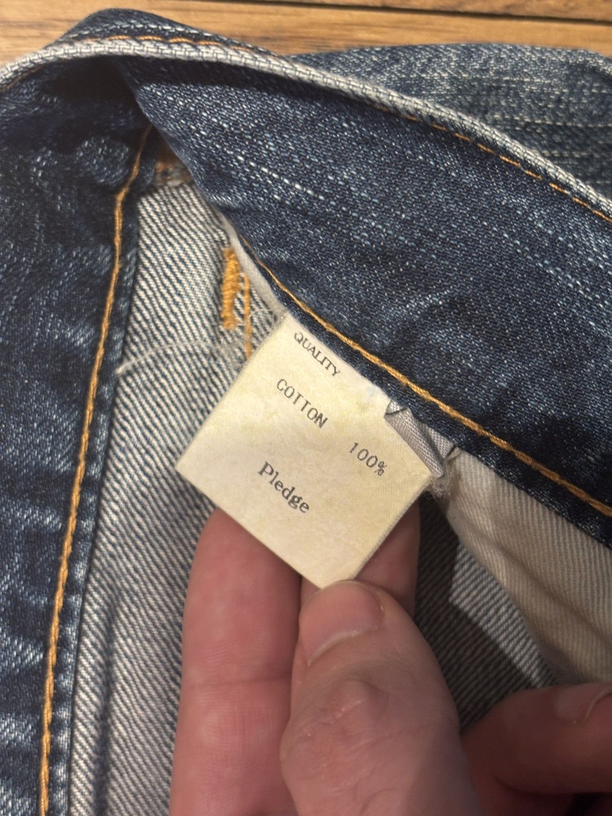 Pledge Pledge MIJ low rise skinny denim jeans sz 48 Size US 32 / EU 48 - 4 Thumbnail