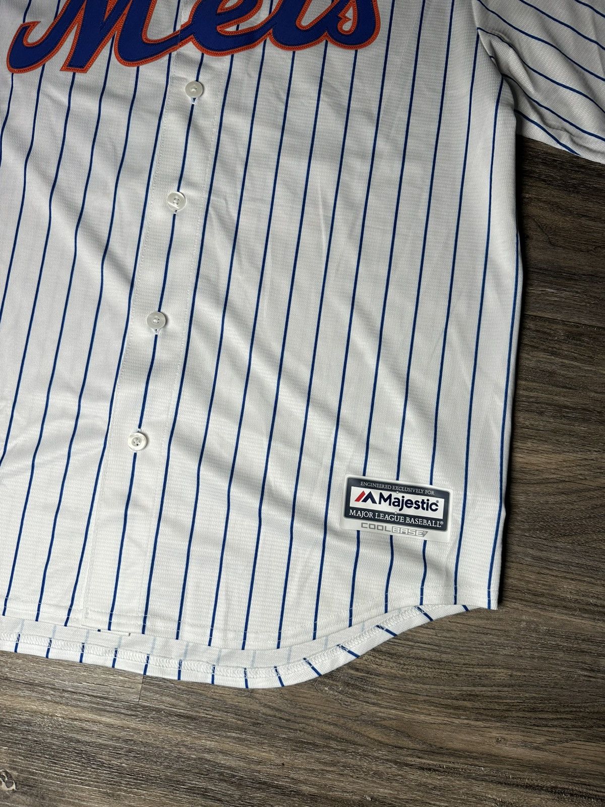 NBA New York Mets Pete Alonso 20 MLB Baseball Jersey Men's Size US L / EU 52-54 / 3 - 3 Thumbnail