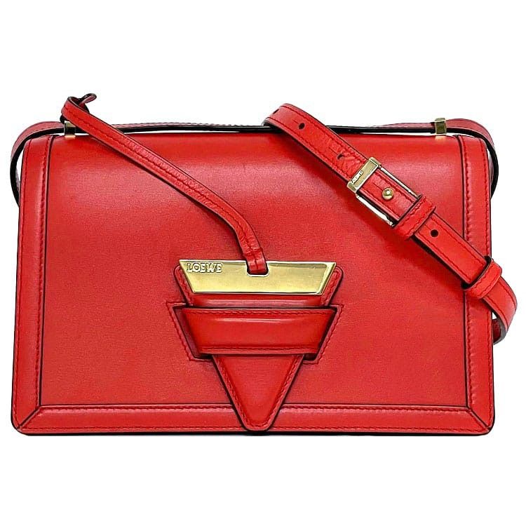 Loewe LOEWE Shoulder Bag Red Leather Size ONE SIZE - 1 Thumbnail