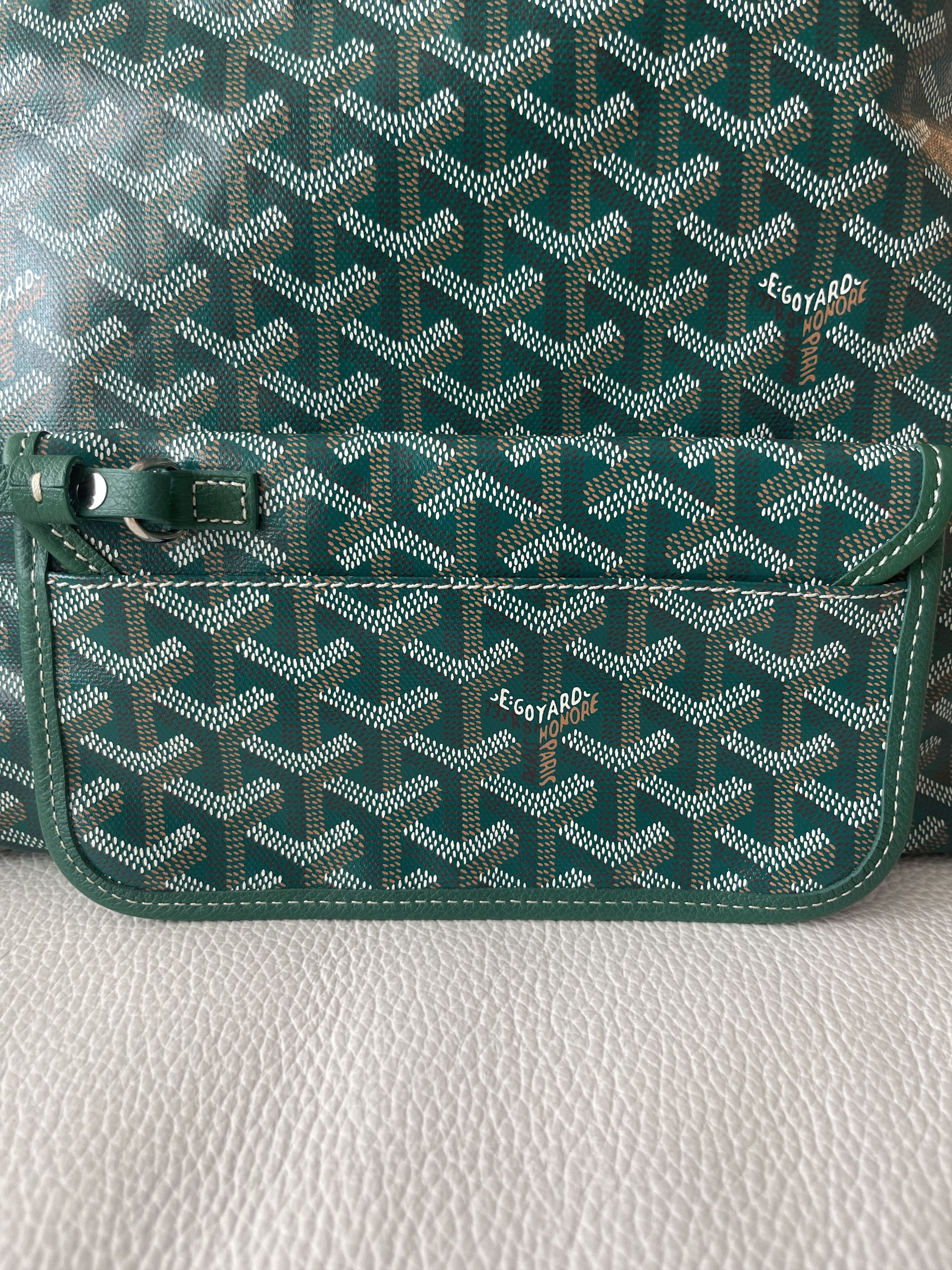 Goyard Green Goyard Saint Louis PM Reversible Tote Size ONE SIZE - 11 Thumbnail
