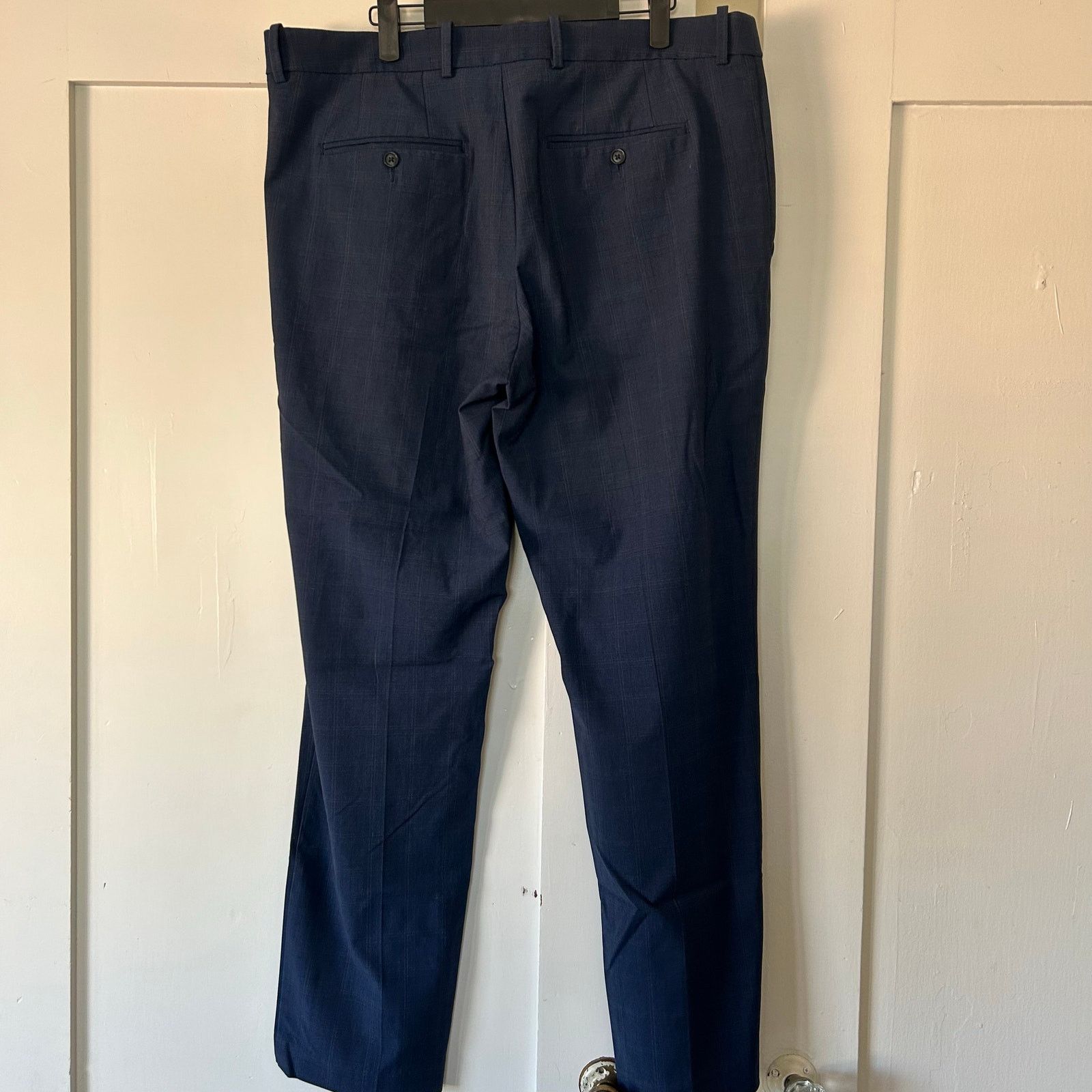 Perry Ellis Men’s Perry Ellis blue plaid trousers Size US 36 / EU 52 - 3 Thumbnail