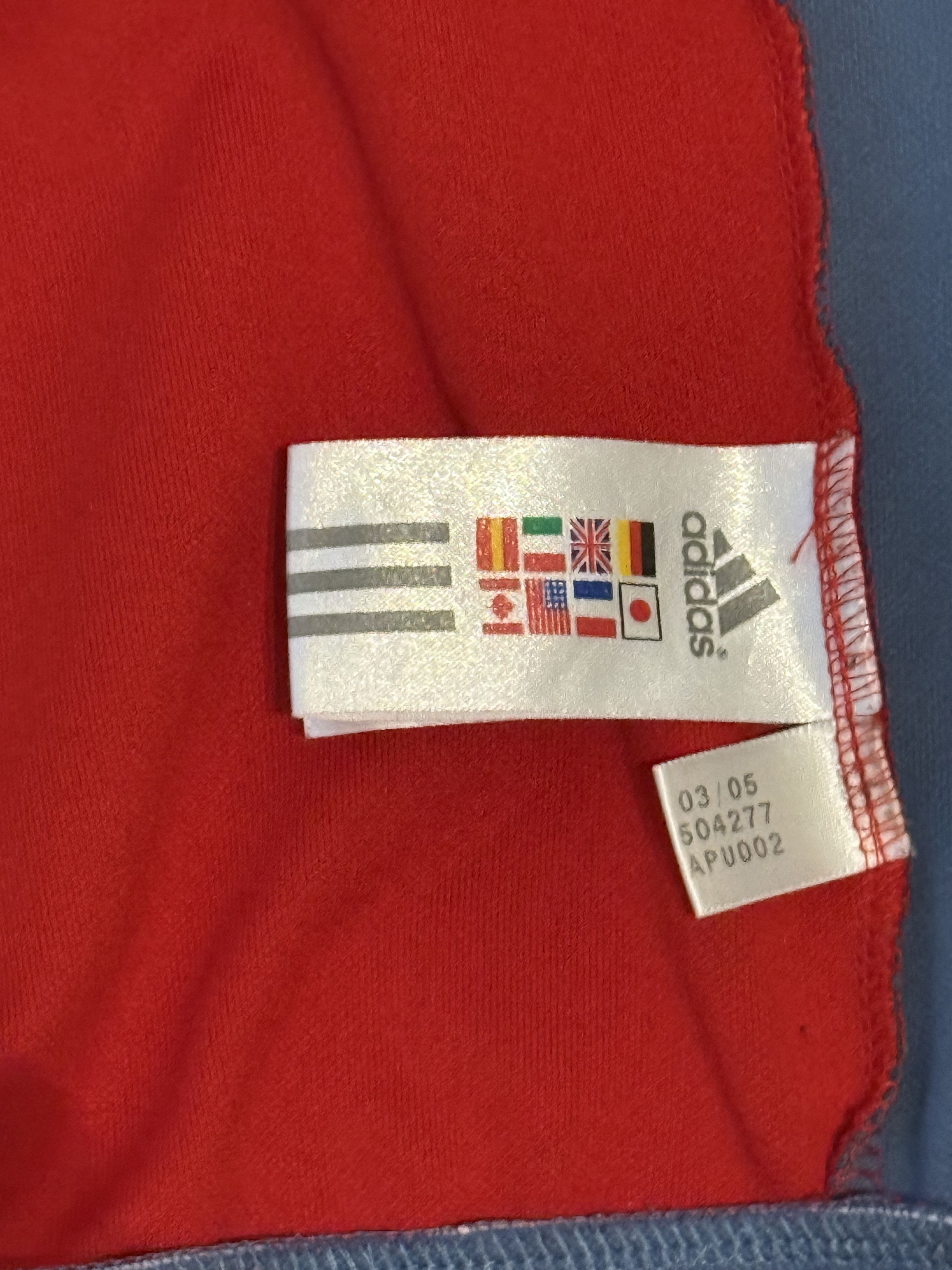 Adidas Fc Bayern 2005/06 Player Issue Track Jacket Size US L / EU 52-54 / 3 - 6 Thumbnail