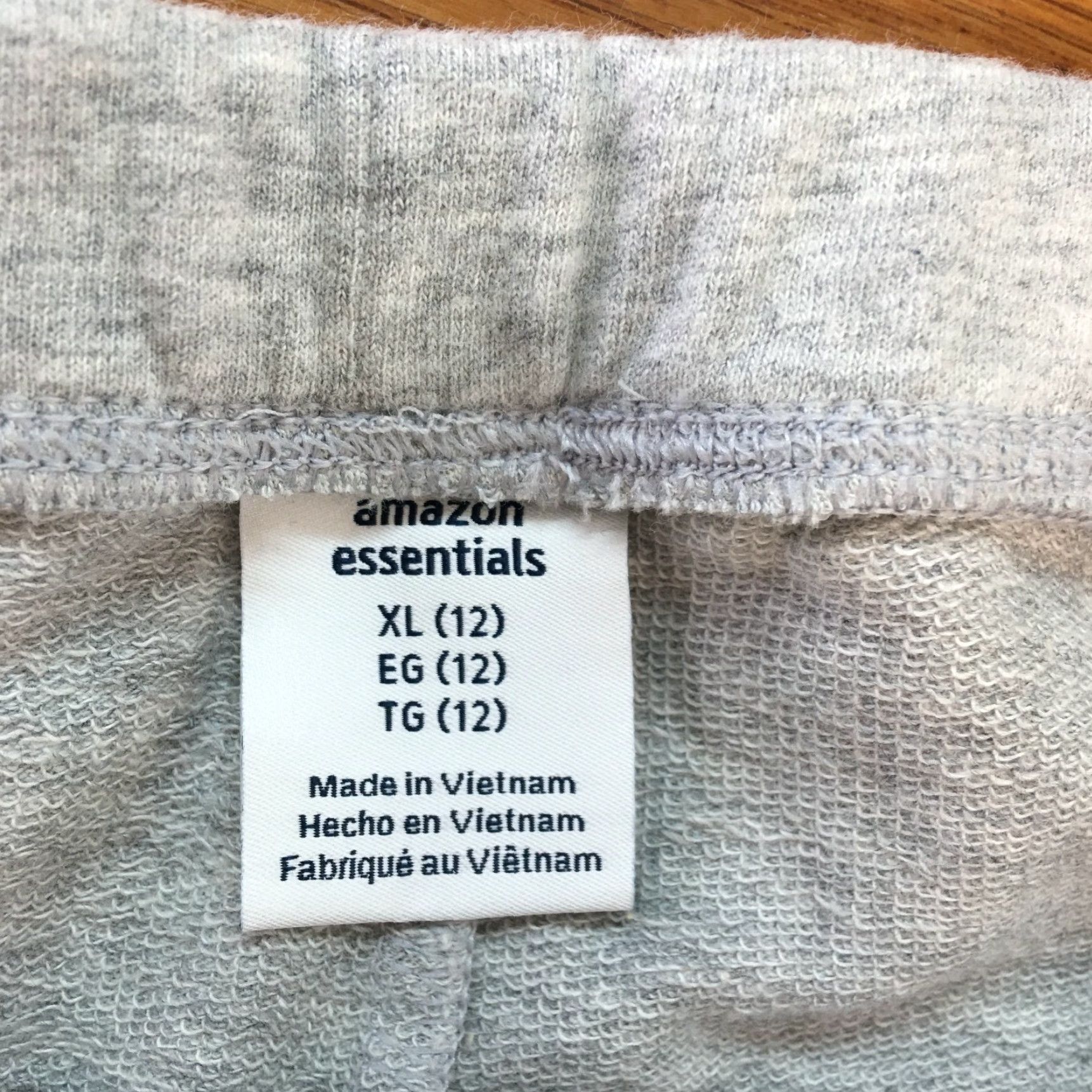Vintage Amazon Essentials Womens Jogger Pants XL (12) Gray Stretch Activewear 24x26 Regular Fit Size 24" / US 00 / IT 34 - 6 Thumbnail