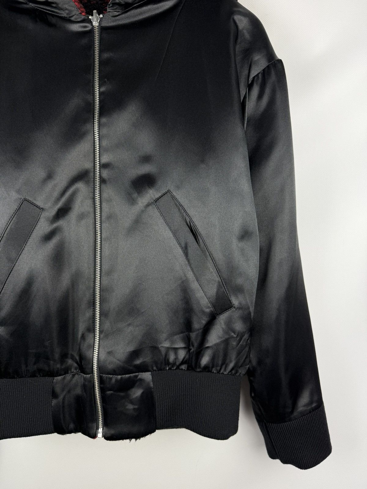 The Kooples The Kooples Ladies Reversible Fleece Bomber Jacket Size 1 Size S / US 4 / IT 40 - 14 Thumbnail