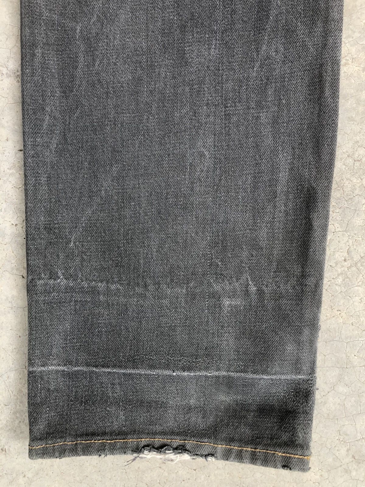 Japanese Brand Comme Ca Du Selvedge Denim Distressed Jeans Size US 30 / EU 46 - 16 Thumbnail