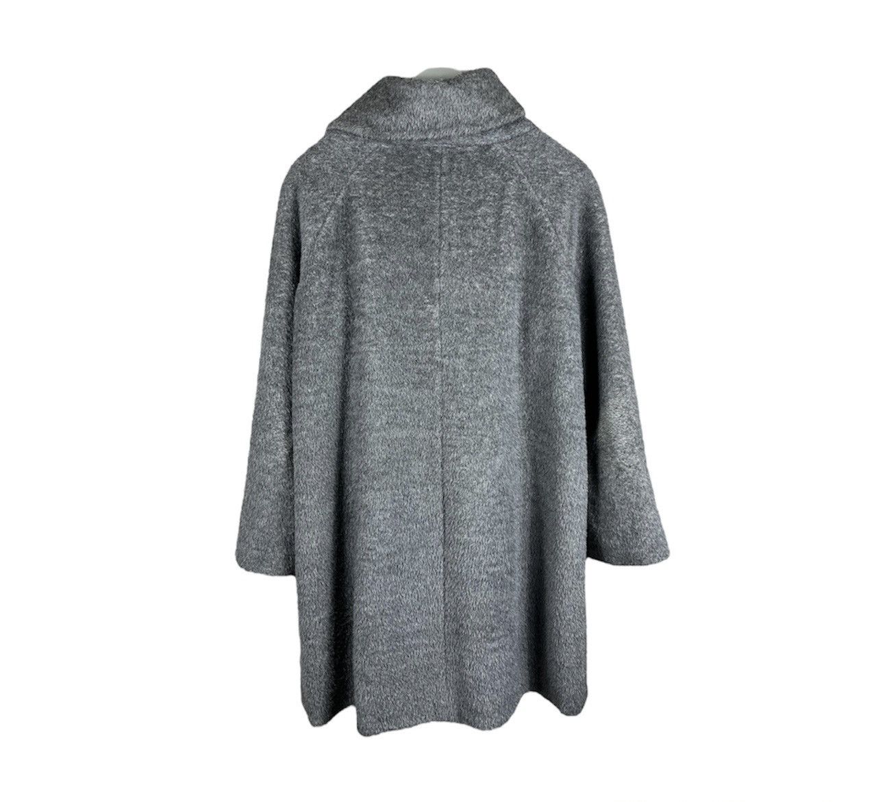 Designer × Max Mara Max Mara Studio alpaca wool coat fuzzy hairy Size M / US 6-8 / IT 42-44 - 3 Thumbnail