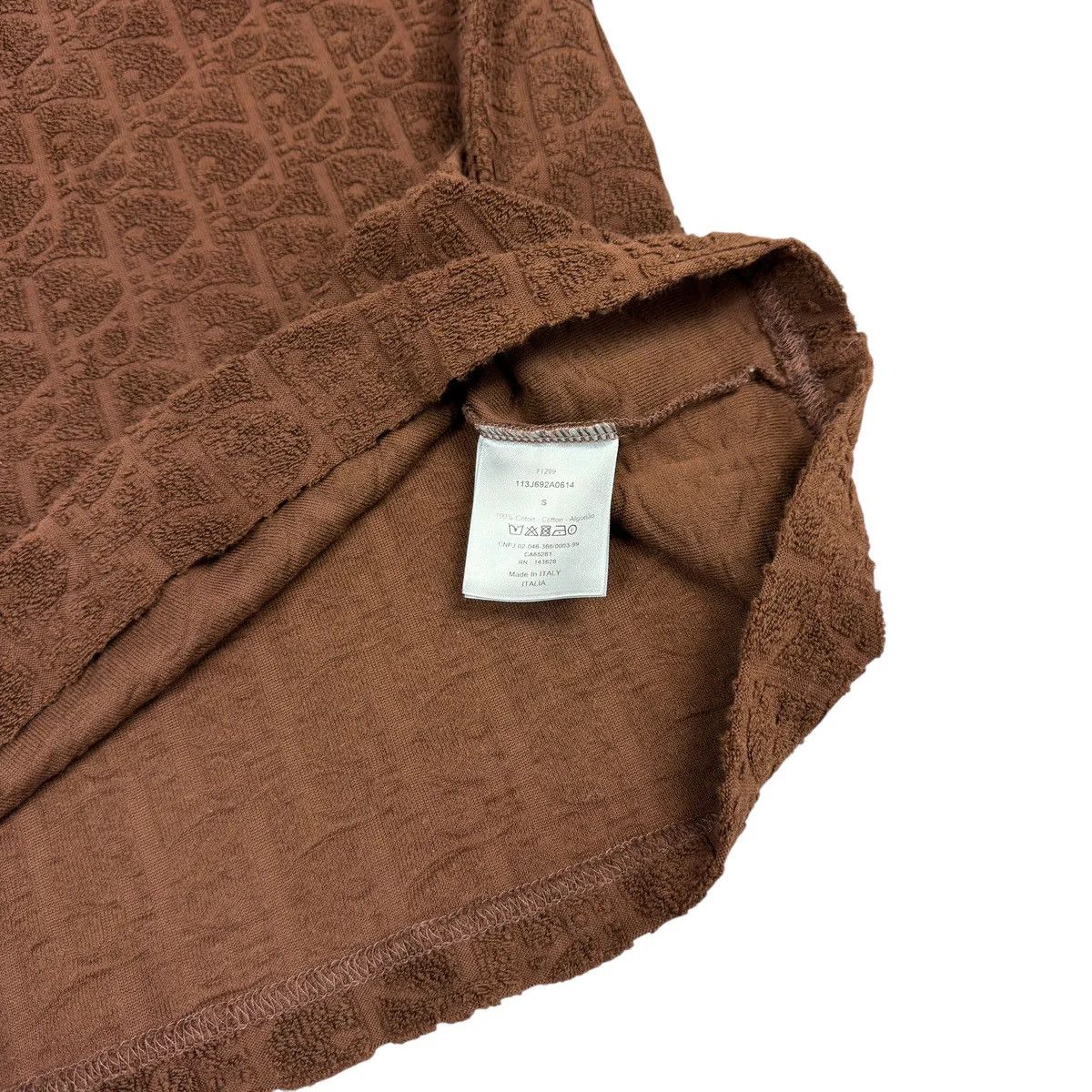 Dior Dior towel tee Size US S / EU 44-46 / 1 - 4 Thumbnail
