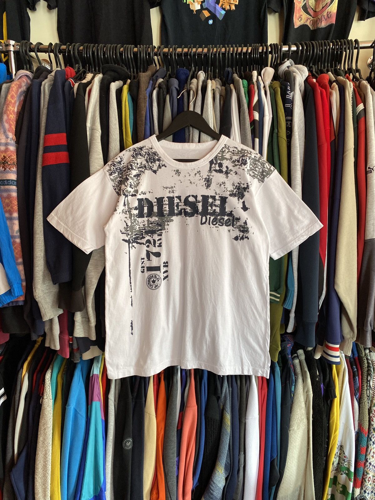 Diesel VINTAGE DIESEL AVANT GARDE BOOTLEG T-SHIRT Y2k Size US L / EU 52-54 / 3 - 1 Thumbnail