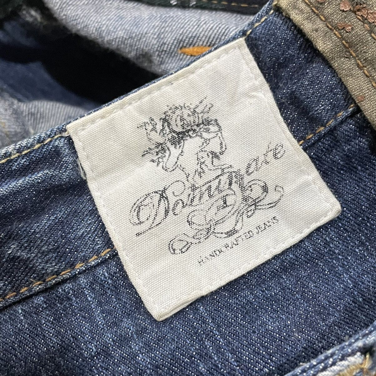 Le Grande Bleu (L.G.B.) DOMINATED HANDCRAFTED LOVEROCK DOUBLE WAIST SPIRAL CUT JEANS Size US 30 / EU 46 - 21 Thumbnail