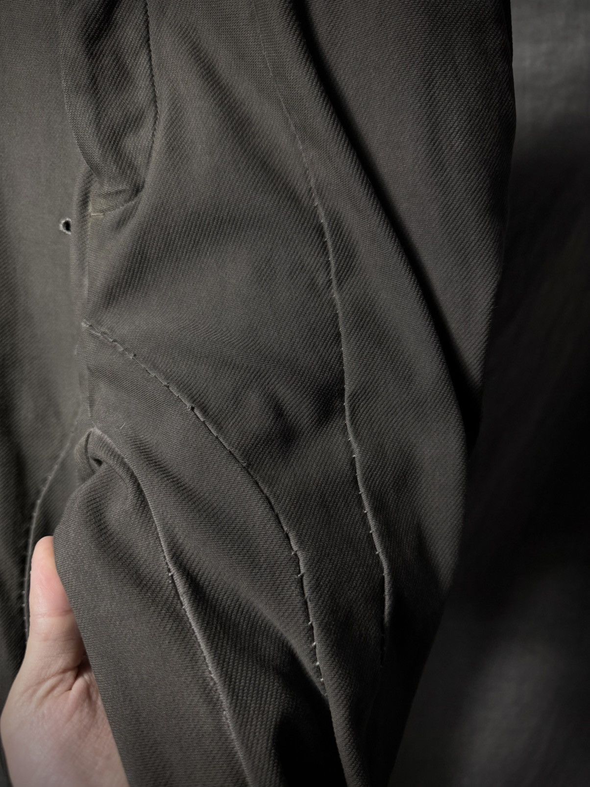 Masnada Masnada Structured Hand-Stitched Trousers Size US 31 - 9 Thumbnail