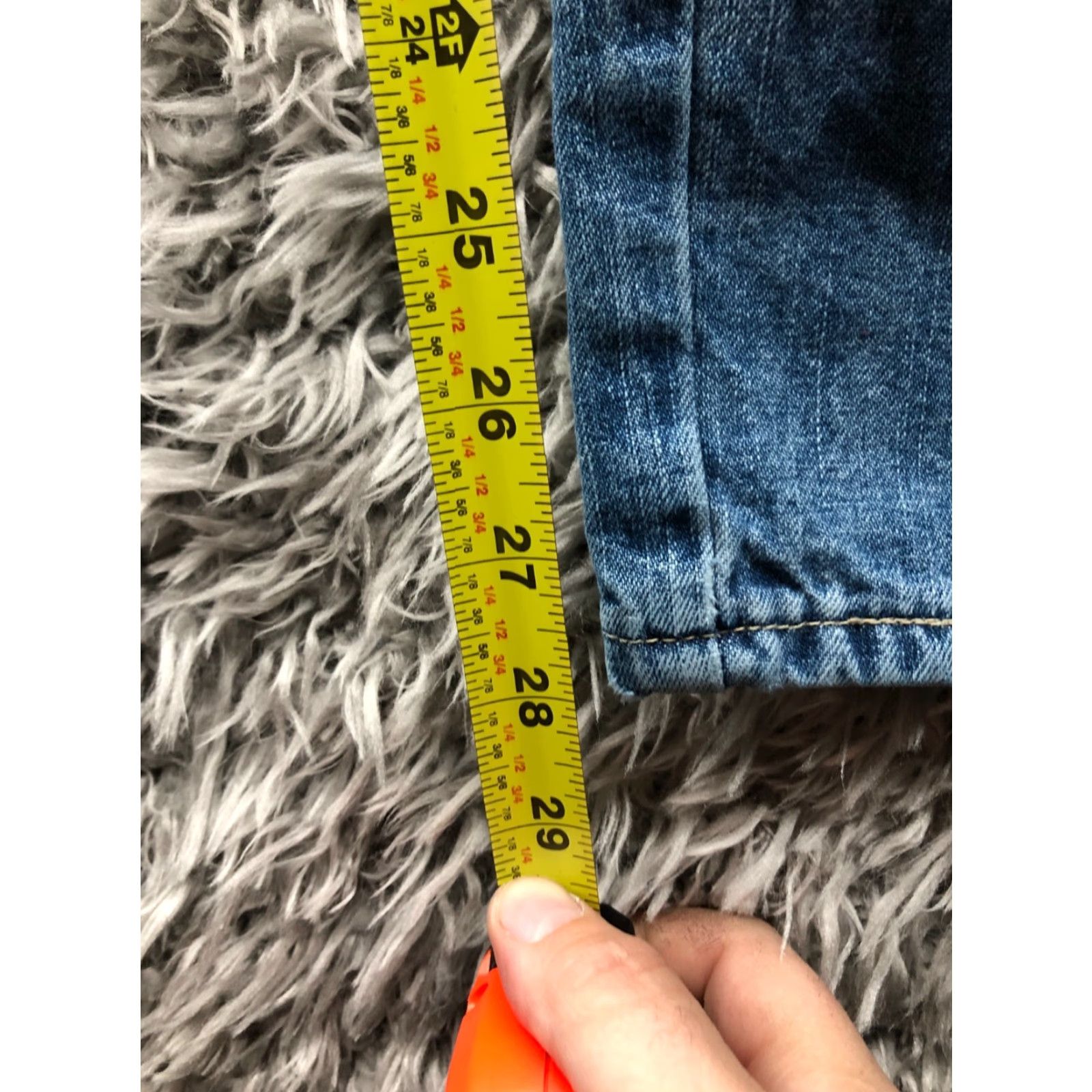 Lee Lee Jeans Plus Size 18 Womens Relaxed Fit High Rise Blue Denim 29in Inseam Straight 5-Pocket Comfort Pocket Zipper Button Medium Wash Size 40" / US 18 - 3 Thumbnail