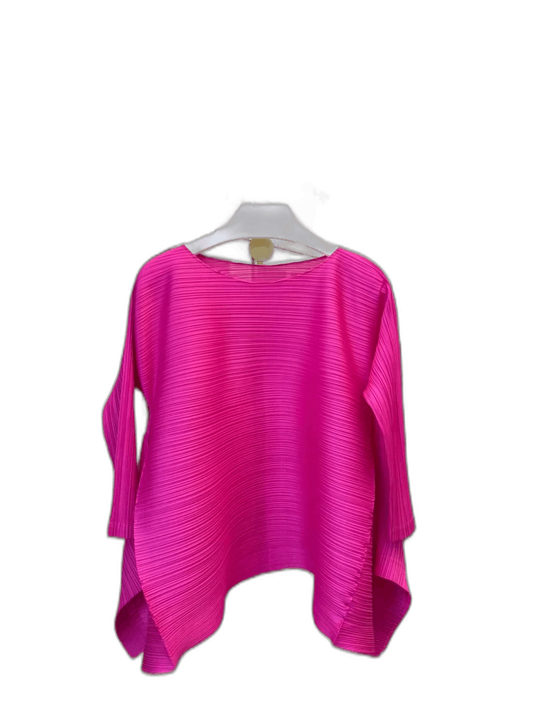 Issey Miyake Spring Pink Long Sleeve Blouse by Issey Miyake Size S / US 4 / IT 40 - 1 Thumbnail