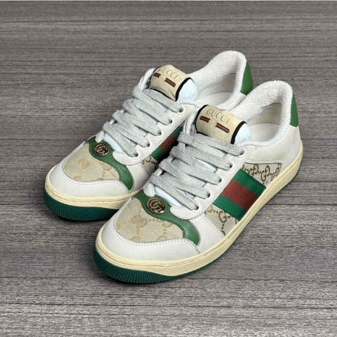 Gucci Gucci Low-Top Sneakers Size US 5 / IT 35 - 1 Thumbnail